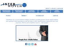 Tablet Screenshot of interwoven-inc.com